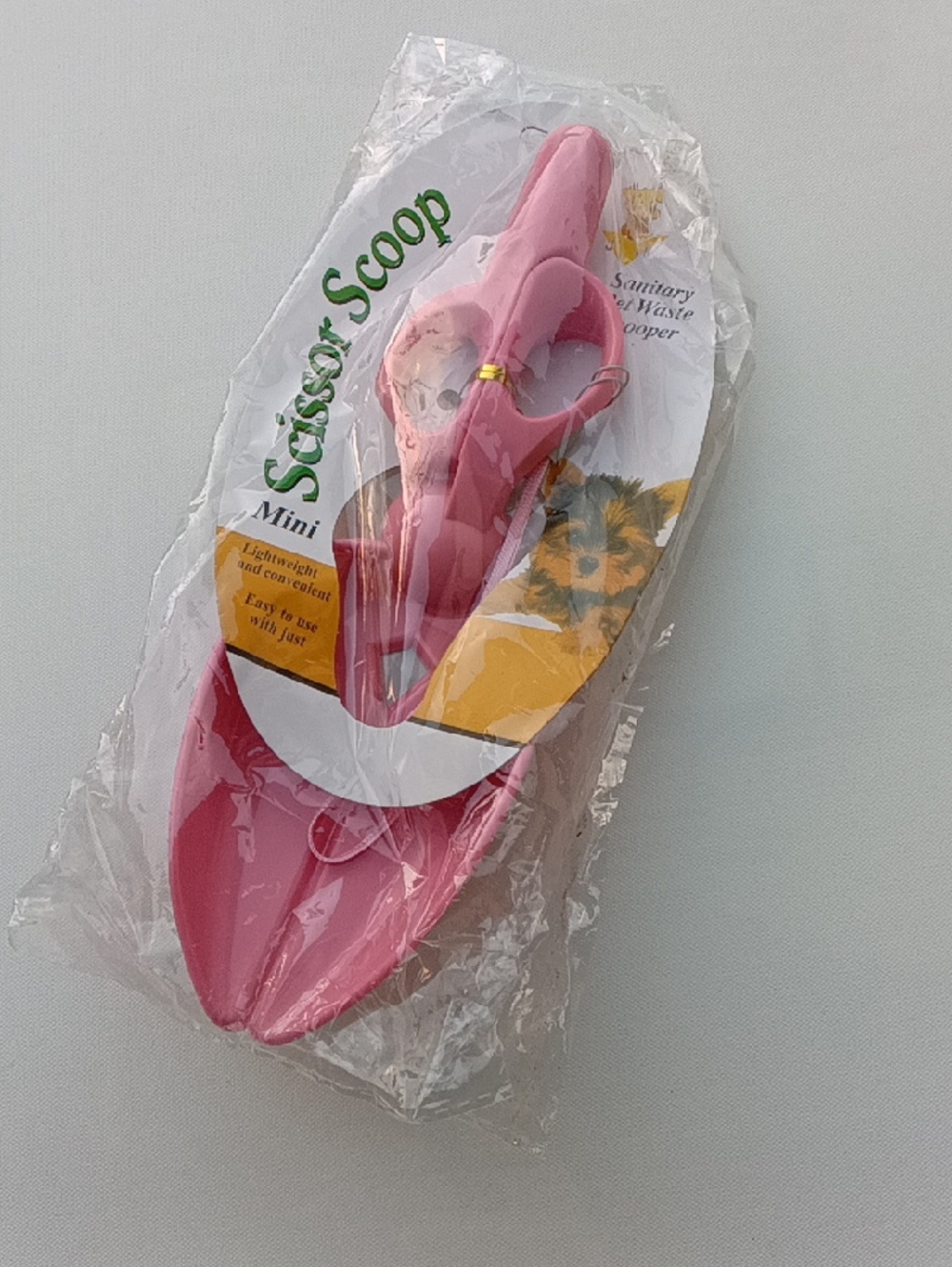 Pink Scissor Scoop 🐶 Dog 😺 Cat Sanitizer Pet Waste Scooper